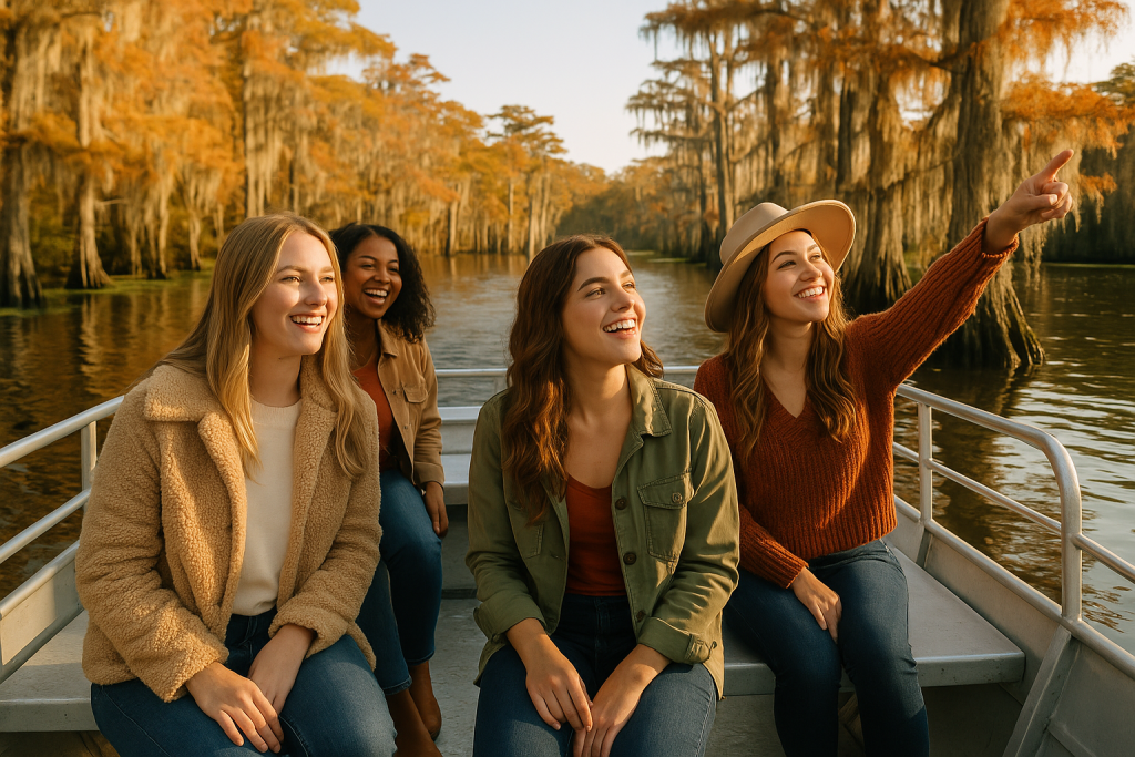 Swamp tour Girls Trip