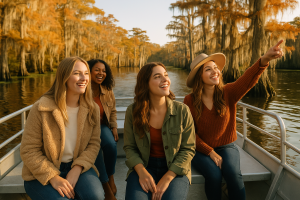 Swamp tour Girls Trip